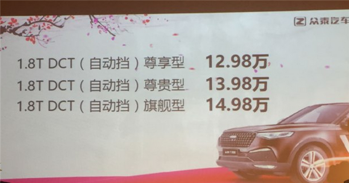 以“差异化”切入目标市场，众泰T700贺岁版温暖上市