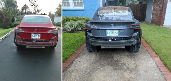 两车主推特抱怨Model 3后保险杠脱落 特斯拉表示正在调查原因
