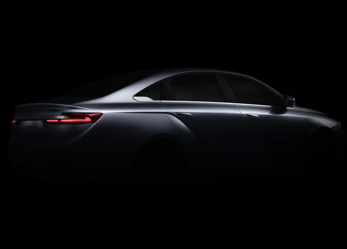 对标特斯拉Model 3 吉利GE11外观细节图曝光