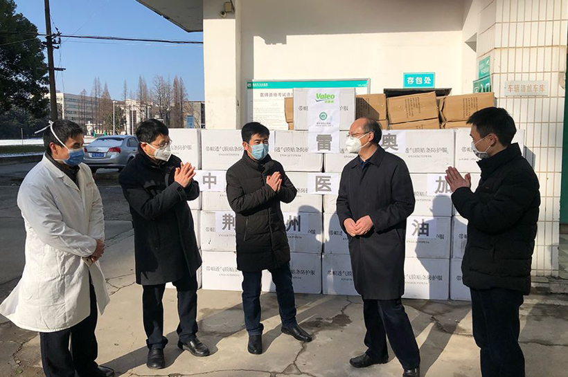 援助湖北，法雷奥人爱心募捐68万防疫物资
