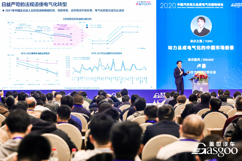 盖世汽车研究院卢晏：动力总成电气化的中国市场前景