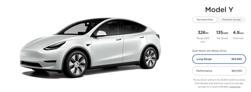 美版特斯拉Model 3/Y部分车型上涨1000元