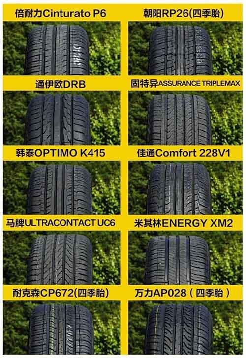 10品牌轮胎测试 谁更强？