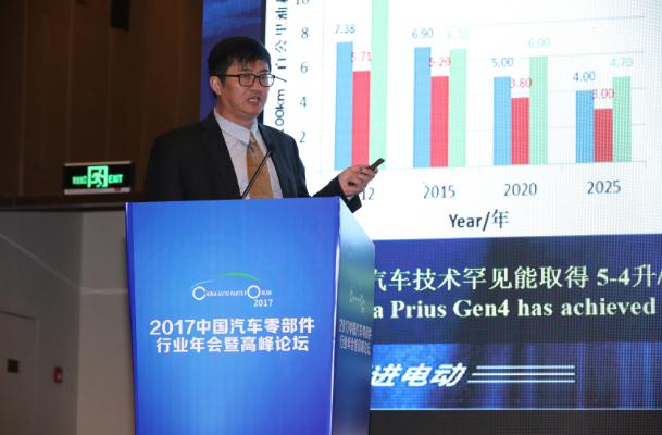 【2017汽车零部件高峰论坛】精进电动蔡蔚：优化软件和算法可提升近10%功率