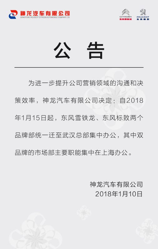 【年度盘点】经营困局难破 2018年PSA在华大事记