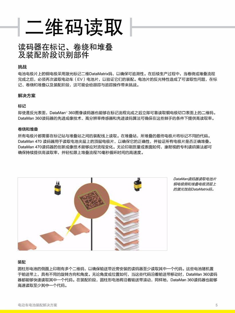 康耐视电动车电池装配解决方案