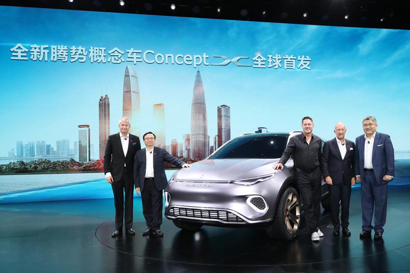梅赛德斯-奔驰亮相2019深港澳国际车展 全新腾势概念车Concept X全球首发