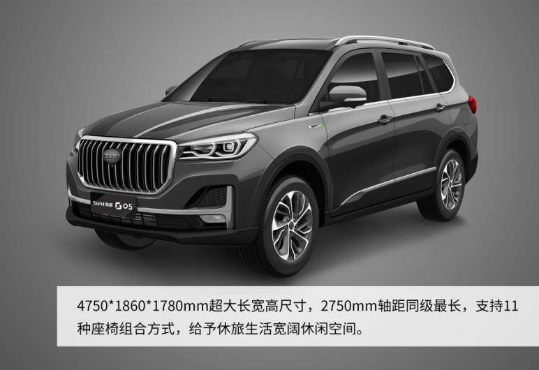 SWM斯威G05全球上市 售价6.99-10.39万元