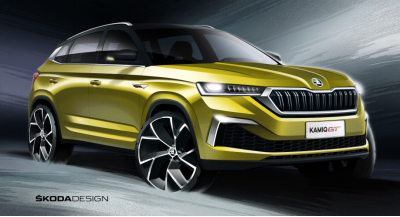 斯柯达全新SUV KAMIQ GT设计图发布