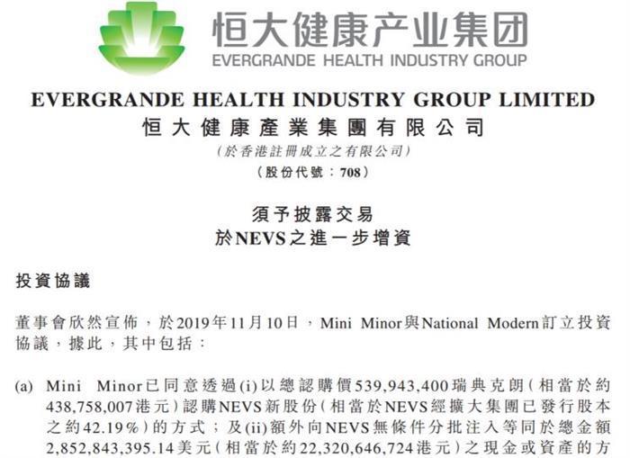 恒大健康向NEVS增资/特斯拉推最新系统丨盖世E日速览
