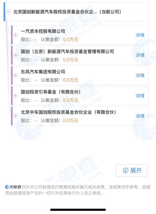 一汽集团联合东风汽车等合资成立新能源汽车投资公司
