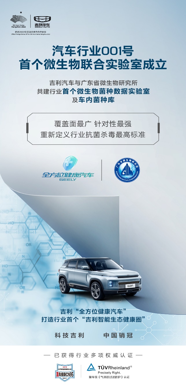 行业首个！吉利携手广微所共建微生物联合实验室正式挂牌