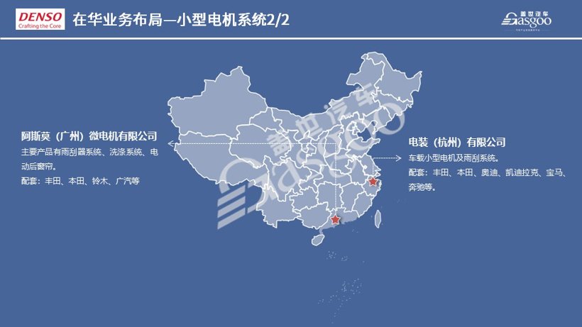 电装集团2020在华生产研发布局 | 盖世整理