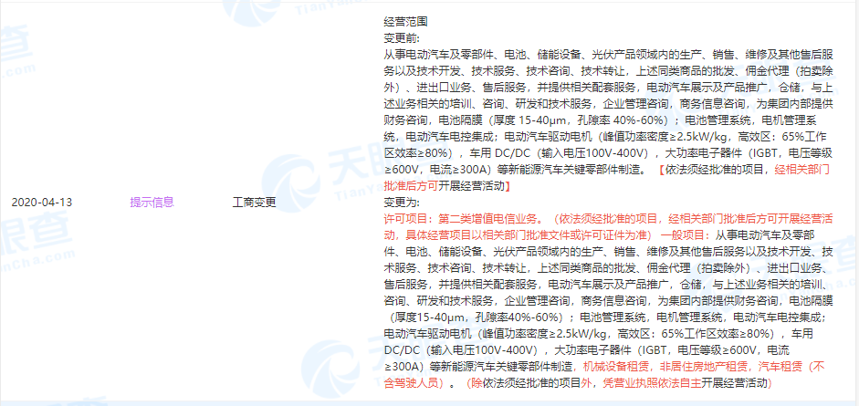 特斯拉在华新增发电等多项业务