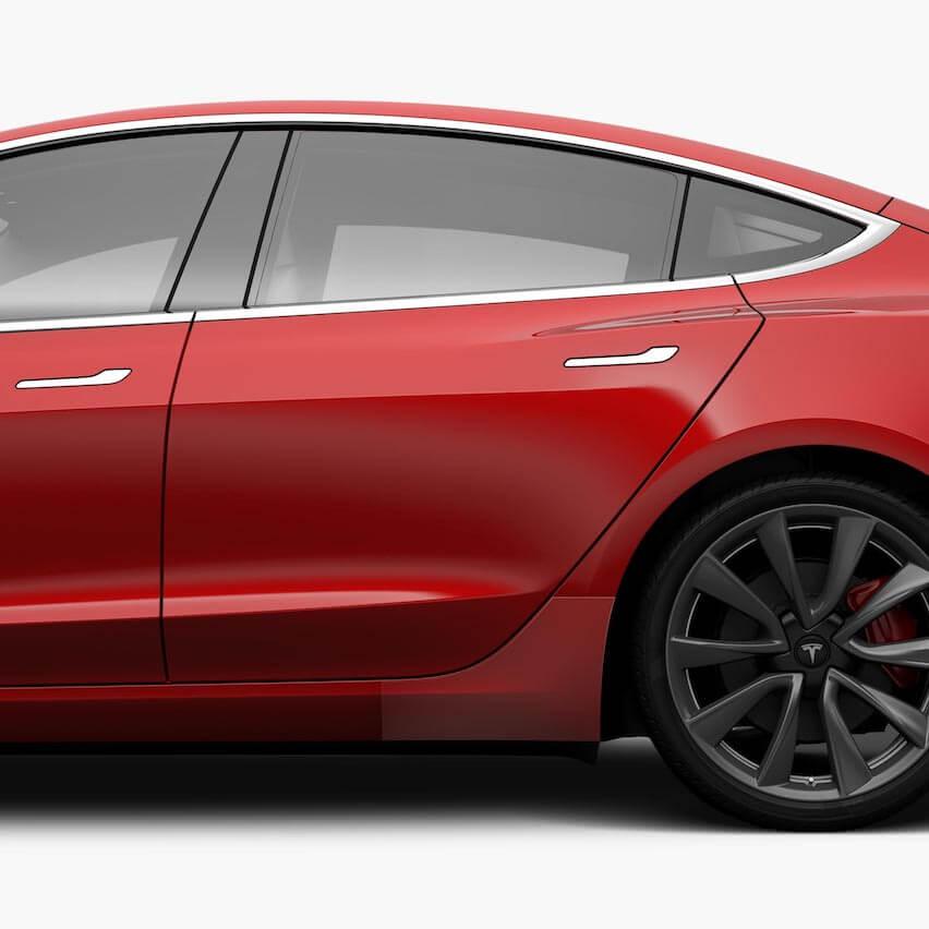 特斯拉专为Model 3车型提供车身保护套件 延长车辆外观寿命