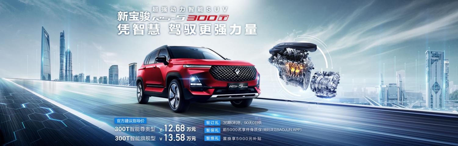 加动力、加科技、不加价，RS-5 300T新车荣耀上市