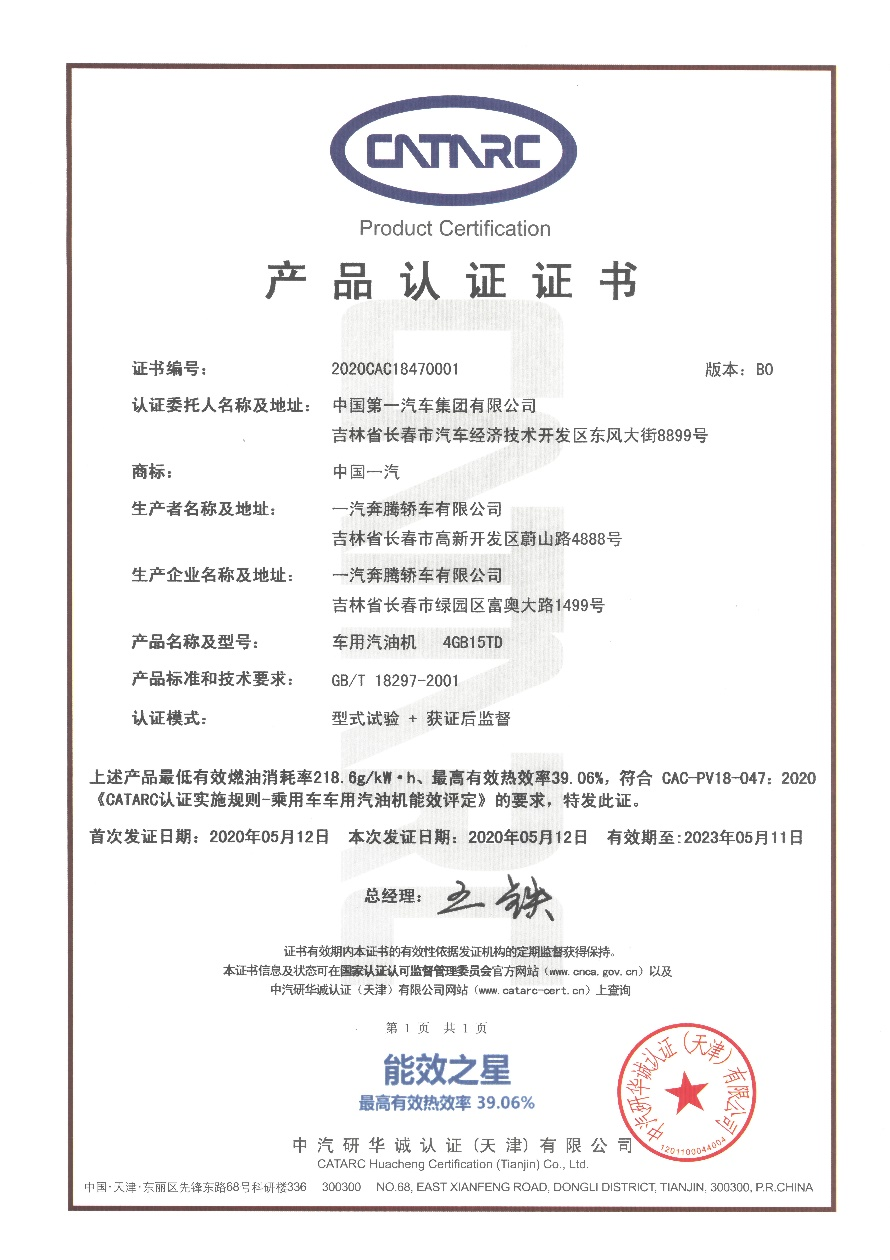 进击的奔腾发动机，001号“能效之星”的养成之路