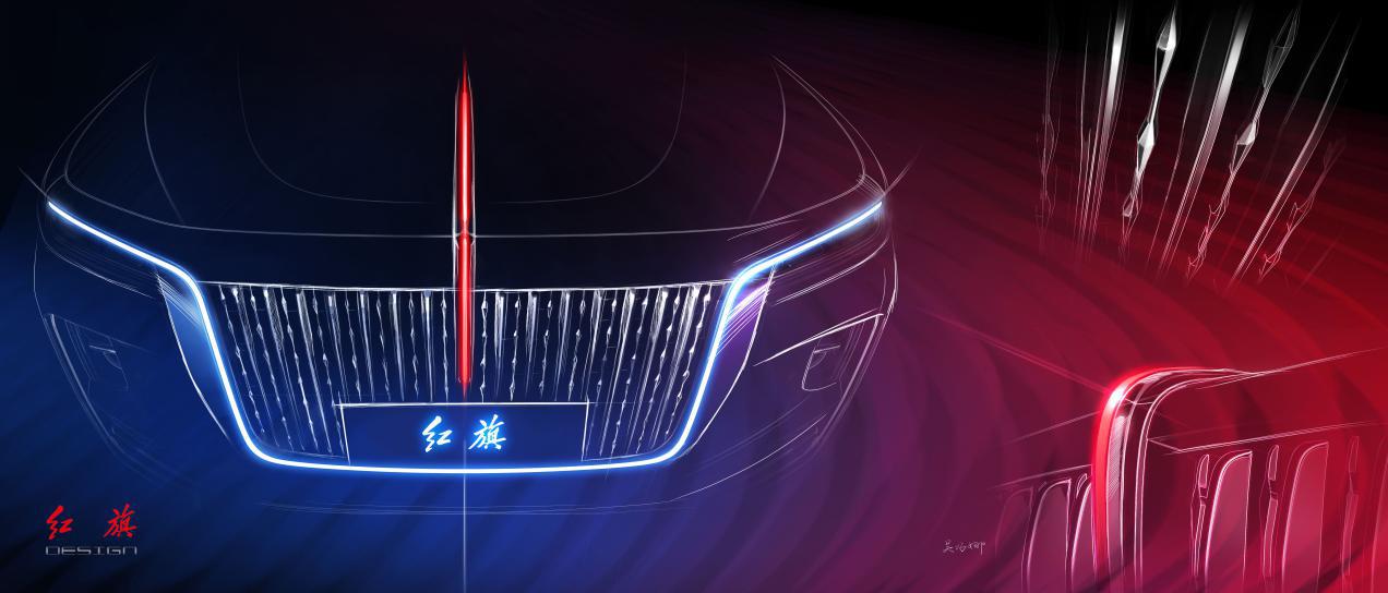 车灯还能这么玩！ 红旗H9真是太有想法了