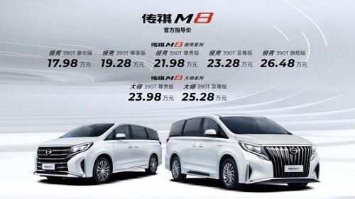 新款传祺M8北京车展重磅上市