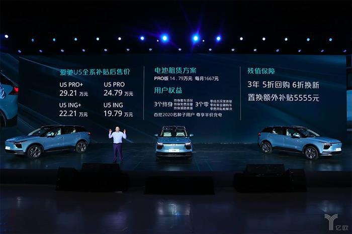 爱驰U5上市迎合消费升级，2020年将达新造车销量第一？