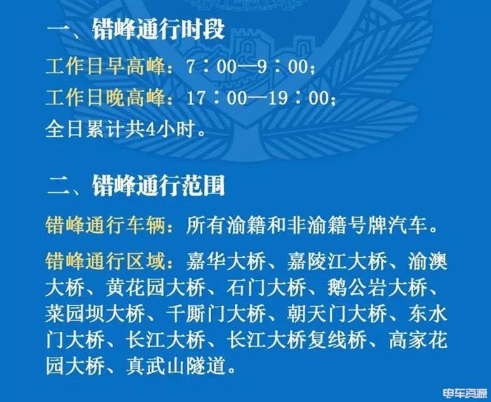 重庆计划实施错峰通行  新能源牌照不受限制