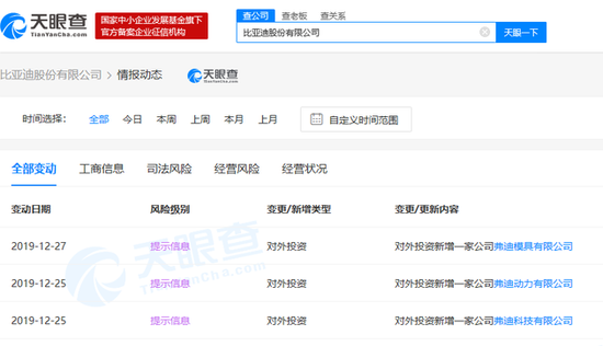 成立多家子公司，比亚迪变革前夜
