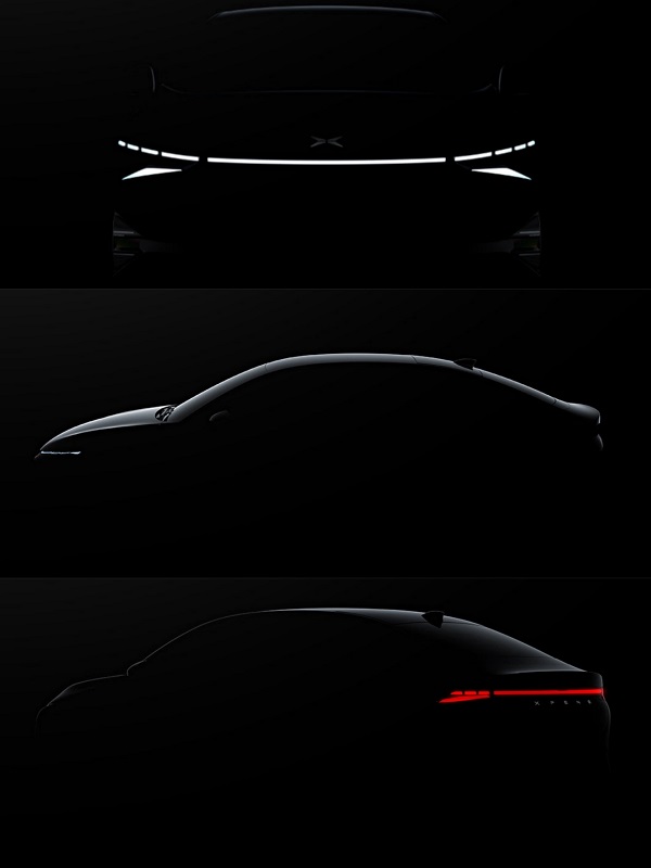 直指Model 3？小鹏新车预告图公布