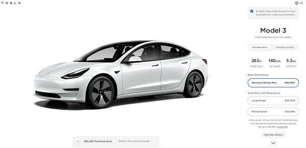 特斯拉Model 3海外再次“官降”，之后会是中国？